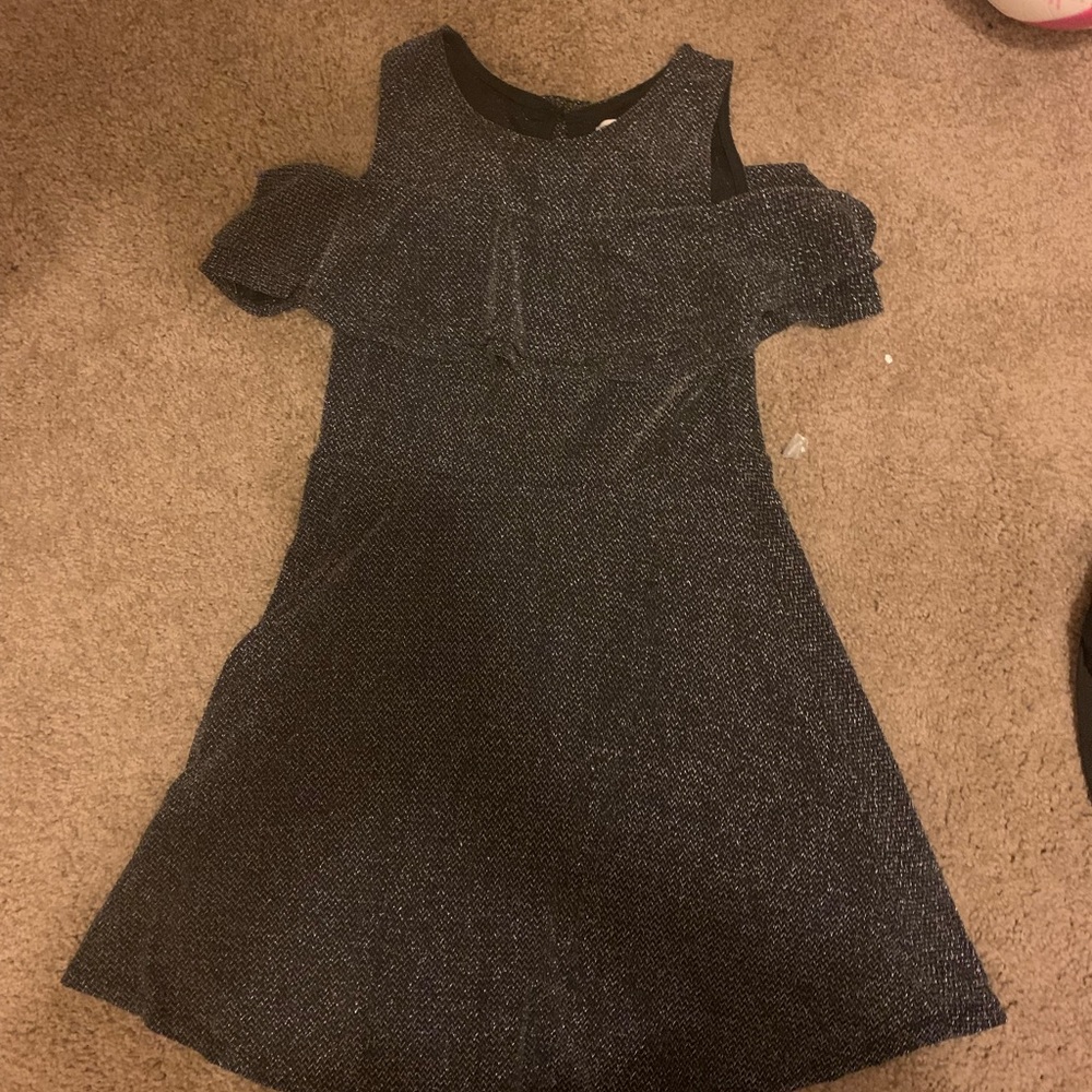 Shiny Black Dress